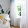 thumbnail image 1 of Cortina de poliéster Elegante Transpirable Durable Cortina de la Ventana cenefas Voile Dormitorio en casa Sala de Estar Oficina decoración necesaria(1 #) Unbranded JY24549-01, 1 of 7