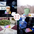 thumbnail image 2 of FMSHPON Marble Set of 8 Coaster for Drinks, Absorbent Ceramic Stone Coasters Cup Mat with Cork Base for Home Kitchen Room Coffee Table Bar Decor, 2 of 4