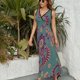 thumbnail image 3 of Paisley Print Vestido Sin Mangas , Vestidos De Lujo Para Ocasiones Oficiales, 3 of 5