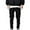 #01Black, variant on Aoochasliy Mens Jeans Men's High End Stretch Nostalgic Frayed Slim Fit Jeans
