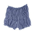 thumbnail image 5 of cfhntfmh Lounge Shorts for Women Low Waist Tiered Ruffle Comfy Shorts Plaid Print Summer Cute Short Pants, 5 of 7