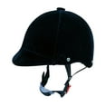 thumbnail image 2 of QccHieUs Horse Riding Helmet, Horse Riding Hat, Head Circumference 54-62cm, Lightweight, Horse Riding Cap, Horse Riding Equipment, Adjustable Black, 2 of 9
