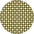 thumbnail image 1 of Ahgly Company Machine Washable Indoor Square Transitional Mustard Yellow Area Rugs, 3' Square, 1 of 7