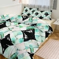 thumbnail image 3 of Acid Blue Quilt Cover Set Fashionable Printed Bedding Covers with Pillowcase Home Textiles, Full (79"x91"), 3 of 5