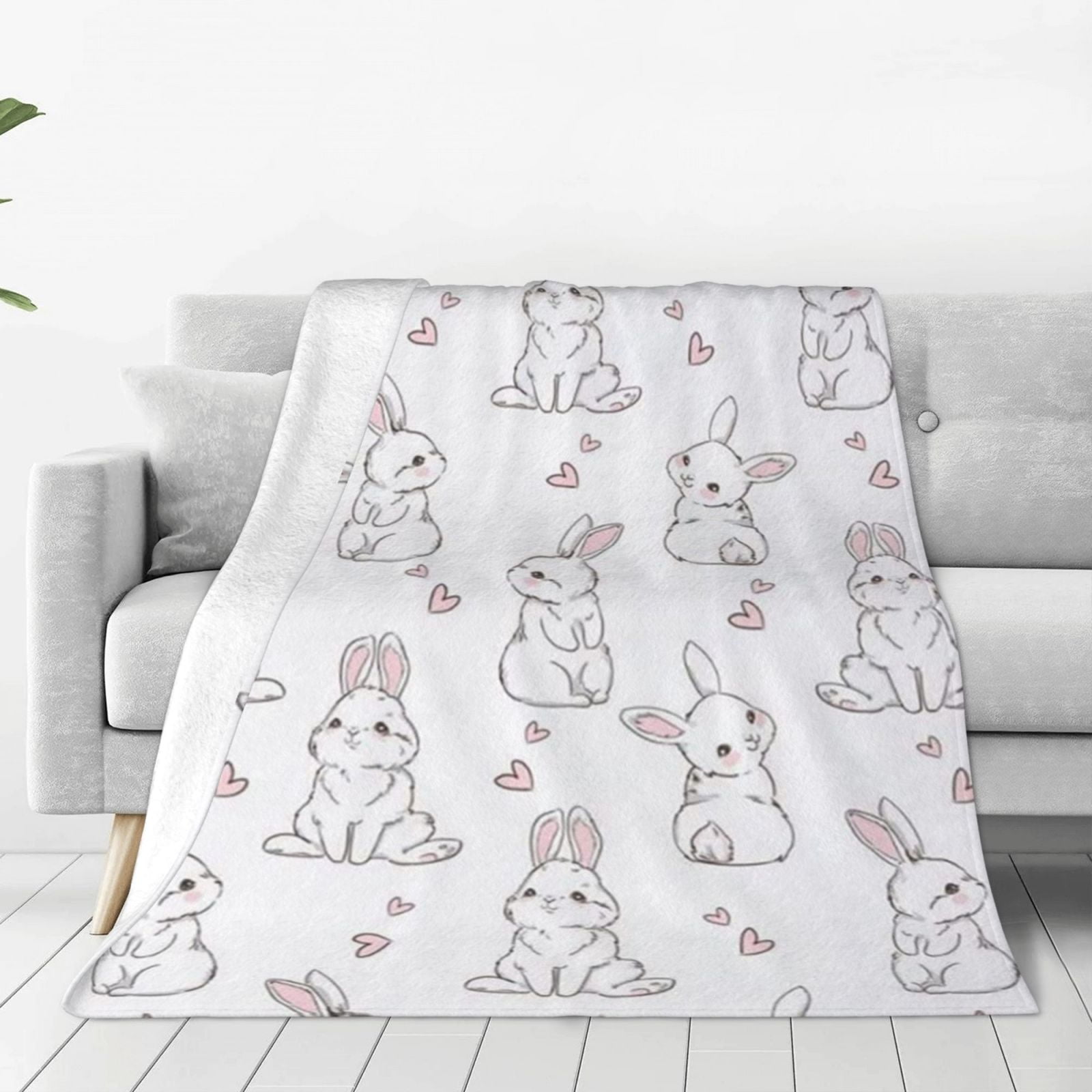 soft bunny blanket