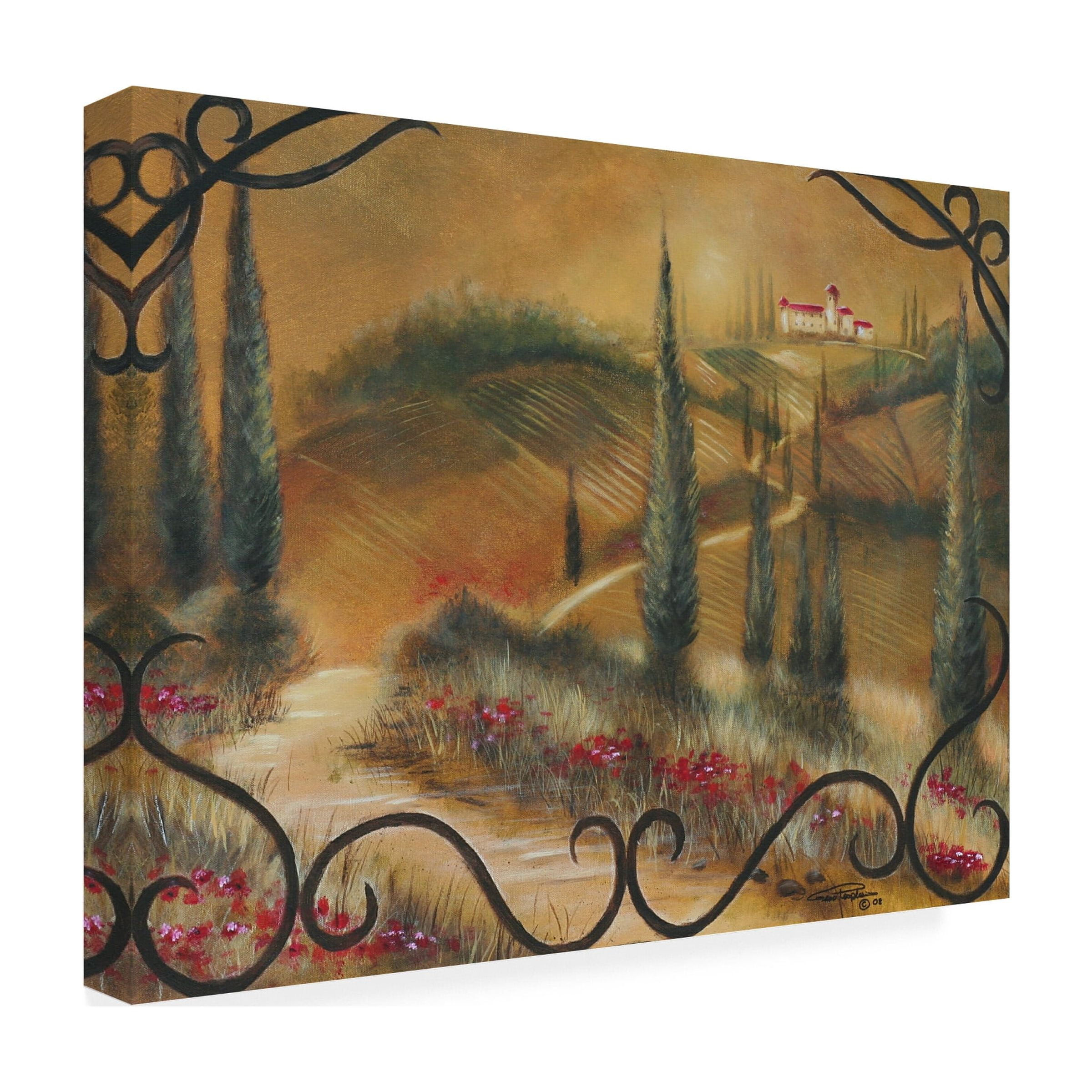 Trademark Fine Art 'Tuscany' Canvas Art by Geno Peoples