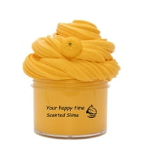 Cloud Slime Texture Toy - 2.4oz Non-Hardening Stretch Clay Sensory Stress Relief Kit DIY Craft Accessories Tactile Therapy Fidget Tool(Orange-B)