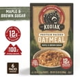 thumbnail image 3 of Kodiak Protein-Packed Maple Brown Sugar Instant Oatmeal Packets, 1.76 oz (6 Count), 3 of 8