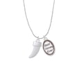 thumbnail image 2 of Delight Jewelry White Sabre Tooth Best Mom Ever Charm Necklace, 2 of 4