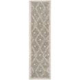 thumbnail image 2 of SAFAVIEH Arizona Aliah Geometric Shag Area Rug, Grey/Ivory, 6'7" x 6'7" Square, 2 of 10