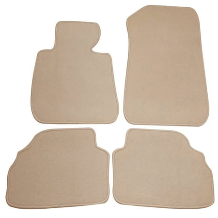 Fits 07 13 Bmw E92 3 Series Floor Mats Carpet Front Rear Beige