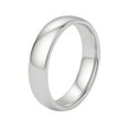 thumbnail image 1 of 14k White Gold Comfort Fit Wedding Band Size 12, 1 of 2