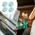 thumbnail image 4 of Juego de vajilla con tazas y platillos en miniatura a escala 1:6, modelo de simulación para decoración de cocina. Verde, 4 of 8