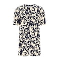 thumbnail image 4 of Fengactive Women's Plus Size Pajama Set Cute Print Sleepwear Short Sleeve Top and Shorts Loungewear, 4 of 6