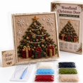 thumbnail image 2 of 3D Christmas Fabric Poke Art DIY Craft Kit, Vintage DIY Christmas Craft Kit for Adults and Beginner, 2 of 7