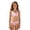 Pink, variant on XINXIAOO Girls Halter V Neck Bikini Two Piece Swimsuit Pink White Stripe Quick Dry Bathing Suit Summer Swimwear for Kids Girls 13-14 Years