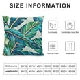 thumbnail image 5 of COMIO Vintage Leaves Print Queen Pillowcases Luxury Floral Pillow Shams Standard Queen Smooth Soft Long Staple Pillow Covers for Teens Girls Adults, Buttons Closure, 5 of 5