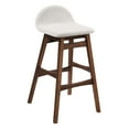 thumbnail image 2 of Modway Juno 30" Upholstered Fabric & Wood Bar Stool in Ivory (Set of 2), 2 of 10