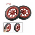 thumbnail image 3 of 2 x 4.4" Replaceable Shopping Cart Wheels Red Black, 3 of 3