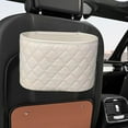 thumbnail image 7 of Deeceymbur Car Storage Bag, Multifunctional Hanging Storage Box, Large Capacity Seat Backrest Storage Bag White, 7 of 7