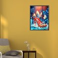 thumbnail image 2 of (sz4863) Resina Con Diamantes Fantasía Tacones Altos Serie Abstracta 30x40CM, 2 of 9