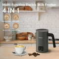 thumbnail image 2 of Electric Milk Frother & Steamer, 4-in-1 Automatic Stainless Steel Milk Warmer with Touch Screen, Hot & Cold Foam for Latte Cappuccino, 2 of 7