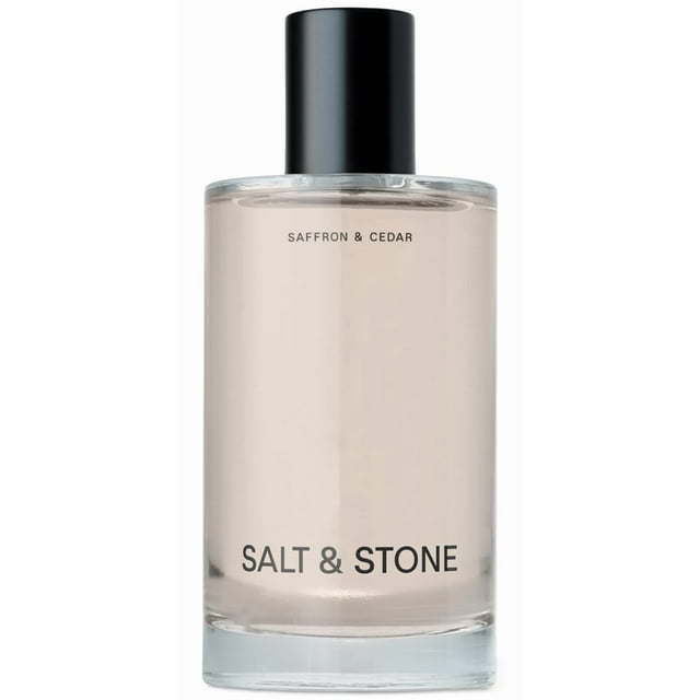 Bruma corporal Salt & Stone, aroma a azafrán y cedro, spray perfumado para el cuidado de la piel, para cabello y cuerpo, para mujeres y hombres, fragancia hidratante con glicerina y algas rojas, vegan