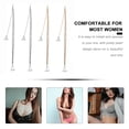 thumbnail image 2 of 2 pares correas de sujetador de perlas correas de sujetador ajustable para mujeres para bodas para bodas, 2 of 4