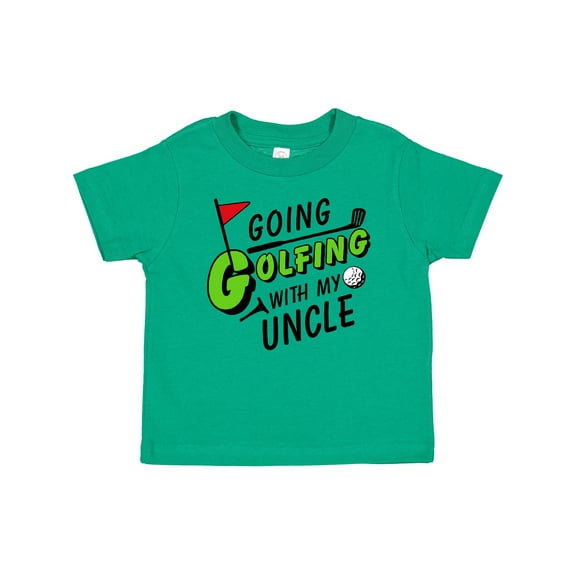 Inktastic Going Golfing with My Uncle Kids Golf Boys or Girls Baby T-Shirt