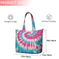thumbnail image 4 of Colorful Tie Dye Mandala Pattern Travel Tote Bags for Women Carry On,Large Weekender Bags for Women Travel,Multi Functional Duffle Bag for Work,Shopping,Sports, 4 of 5