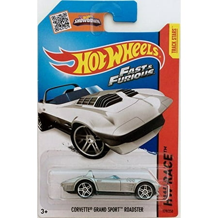 Corvette Race - Hot Wheels, 2015 HW Race, Fast & Furious Corvette Grand Sport Roadster [Silve...