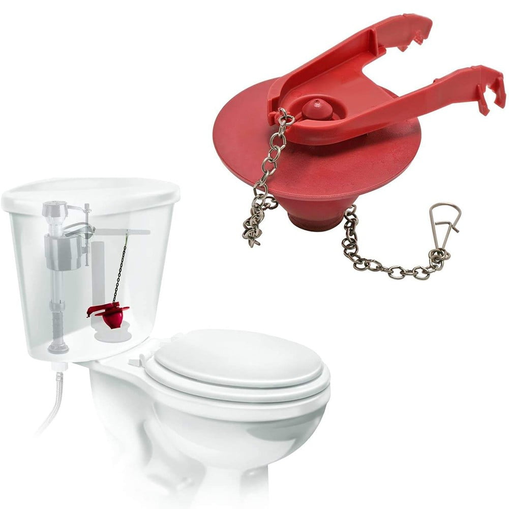 Diskriminere kerne Fantastiske Universal Water-Saving Long Life Toilet Flapper, Adjustable Solid Frame  Design, Easy Install, Red, 1 pack - Walmart.com