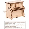 thumbnail image 5 of Rompecabezas de madera 3D caja de música DIY con movimiento de alta calidad manivela caja de música de madera para niños Mini caja de música de Piano de decoración JFHHH pequeña, 5 of 5
