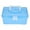 Blue, variant on Compact Clear Art Storage Box Essential for Artists and Students Watercolor and Oil Painting Supplies Organizer