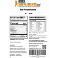 thumbnail image 6 of BulkSupplements Beef Protein Isolate Powder - Beef Protein Powder, Dairy Free & Lactose Free - 30g per Serving, 1kg (2.2 lbs), 6 of 6
