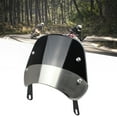 thumbnail image 6 of AMLESO Motorbike Windshield Front Screen Motorcycle Windshield Kits Motorcycle Fairing Wind Deflector Accessory Headlight Windshield black, 6 of 10