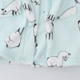 thumbnail image 5 of NOLDARES Kids Hooded Bathrobe Girls Soft Plush Hooded Flannel Pajamas Sleepwear Boys Spa Robe,Light Blue,18-24 M, 5 of 6