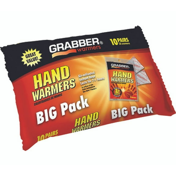 Grabber Performance HWPP10DISPLAYUSA Hand Warmers Pack Of 10 Pair
