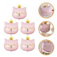thumbnail image 4 of Miangastore Pink Crown Cat Balloon Automatic Sealing 5Pcs 27.6X24X0.04In, 4 of 9