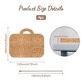 thumbnail image 4 of 4Pcs Cork Pendant Decoration with 4Pcs Iron Tag Chains Bag 12x11x0.8cm, 4 of 5