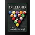 thumbnail image 2 of Mollie B. 13x18 Black Modern Framed Museum Art Print Titled - Billiards Tournament, 2 of 5