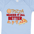 thumbnail image 4 of Inktastic Pizza Makes It All Better Boys or Girls Baby Bodysuit, 4 of 5