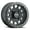 Matte Black, variant on 15 x 6 in. 49 mm Offset 5 x 4.5 in. Bolt Pattern 72 mm Center Bore MR401 UTV Beadlock Wheel, Titanium