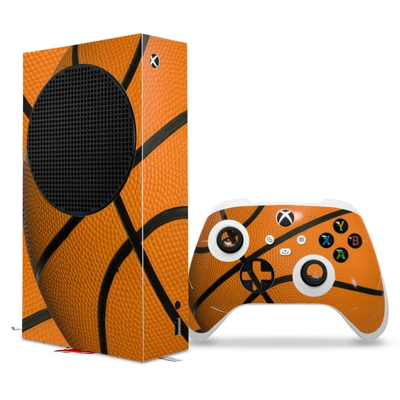 WraptorSkinz Skin Wrap compatible with the 2020 XBOX Series S Console and Controller Basketball (XBOX NOT INCLUDED)