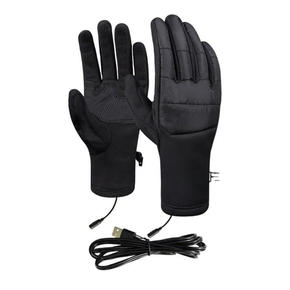 Heated Gloves for Men and Women, Waterproof Touchscreen Mittens, USB Winter Heating Gloves for Driving, Cycling, Hunting, and Hiking