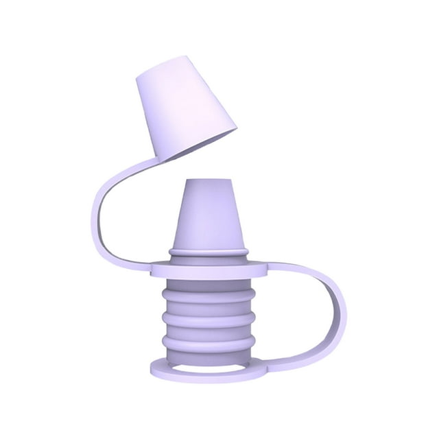 Leakproof Water Bottle Spout Replacement Cap - Silicone Suction Nozzle for Oil & Beverage Containers