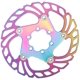 thumbnail image 1 of Rotor de freno de disco de bicicleta Rotor de disco de freno de acero inoxidable colorido para bicicleta de montaña 140 mm. Afortunado Sencillez, 1 of 3