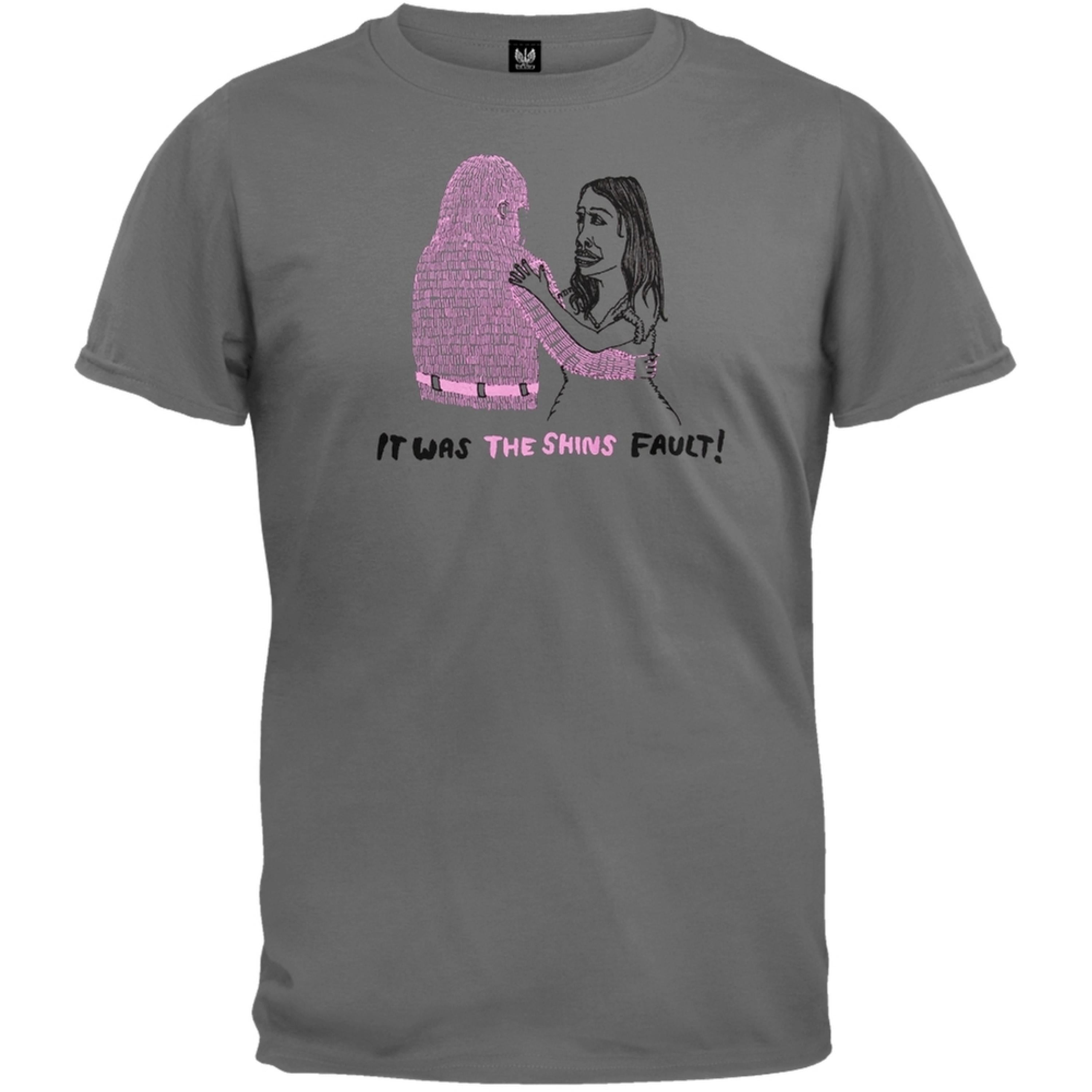 Shins Fault Soft Adult Mens T-Shirt