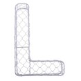 thumbnail image 2 of Romantic Iron Alphabet R Frame Wire Wreath Succulent Pot Wedding Decor, 2 of 6