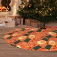 thumbnail image 5 of KLL 30" Christmas Tree Skirt Ramen Noodle Soup Xmas Tree Skirts Mat for New Year Xmas Holiday Party Indoor Outdoor Home Decoration, 5 of 5